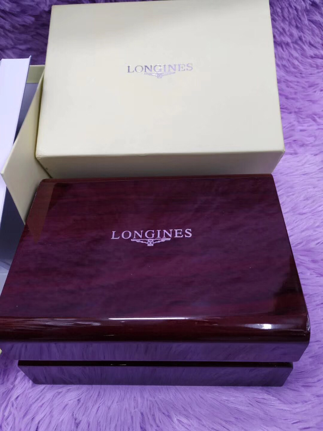 Replica Longines Watch Box Wholesale Black Wood Box Replica For